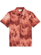Mr P. - Spray-Dyed Organic Cotton Shirt - Red