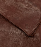 Loro Piana Cashmere and silk-lined leather gloves