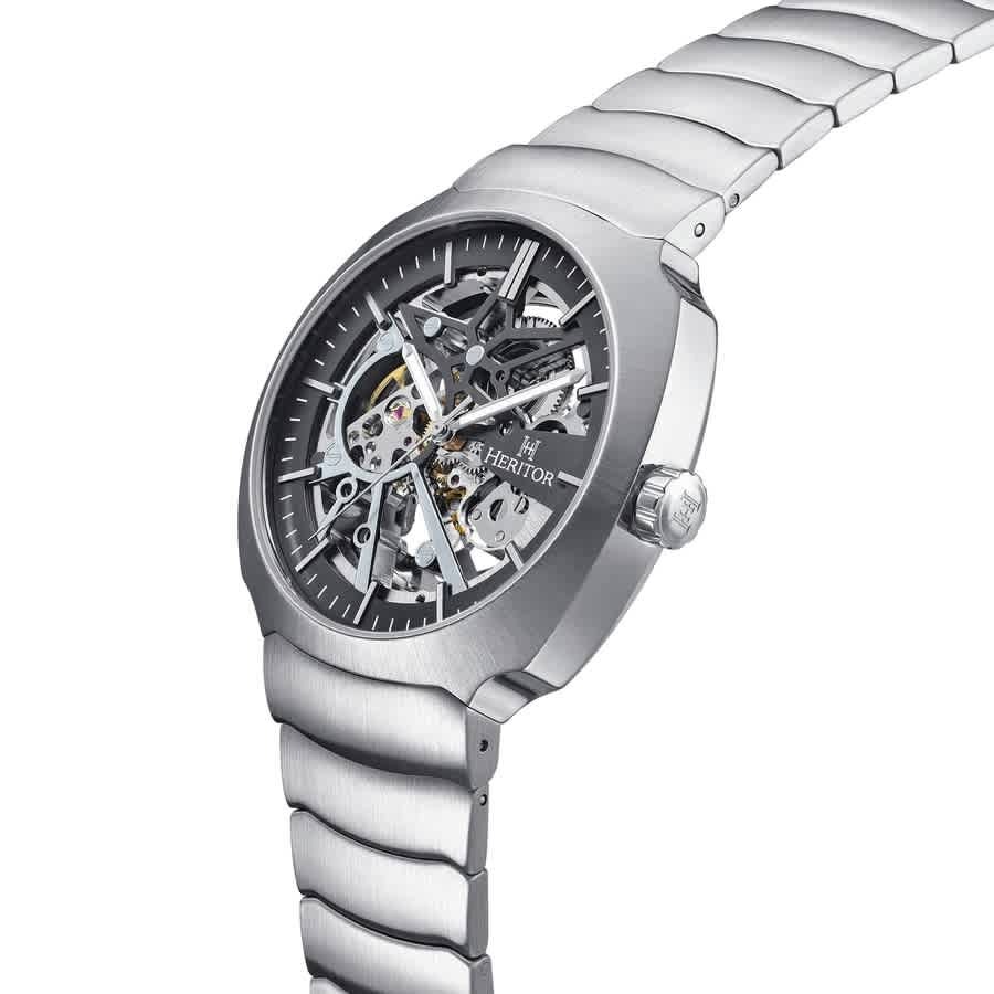 Heritor Magnus Automatic Black Dial Mens Watch HERHS4101