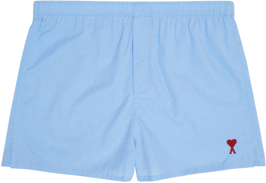 AMI Paris Blue Ami de Coeur Boxers