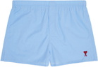 AMI Paris Blue Ami de Coeur Boxers