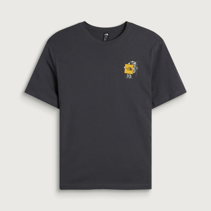 Photo: The North Face Men's Gear Up Get Out Relaxed T-Shirt in Anthracite Grey