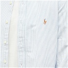 Polo Ralph Lauren Men's Classic BSR Oxford Button Down Shirt in Blue/White Stripe