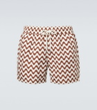 Frescobol Carioca Rio printed swim trunks