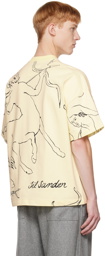 Jil Sander Yellow Print T-Shirt