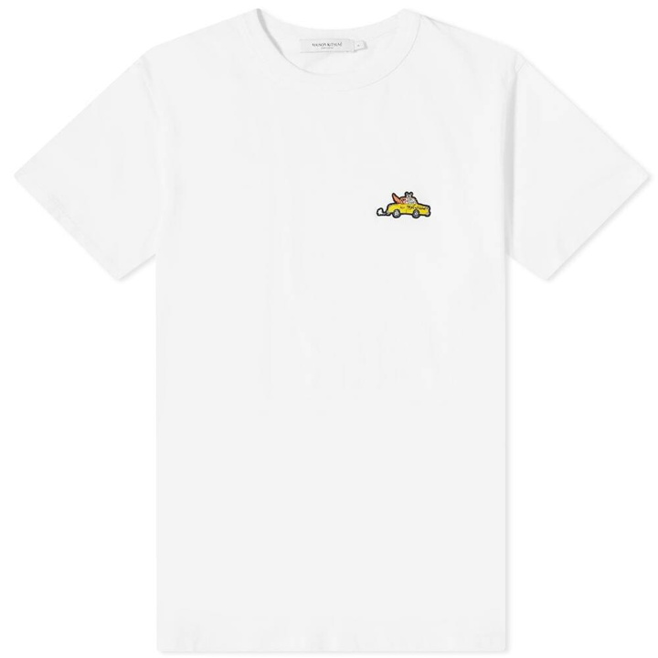 Photo: Maison Kitsuné Men's by Olympia Le-TanTaxi Patch Classic T-Shirt in White