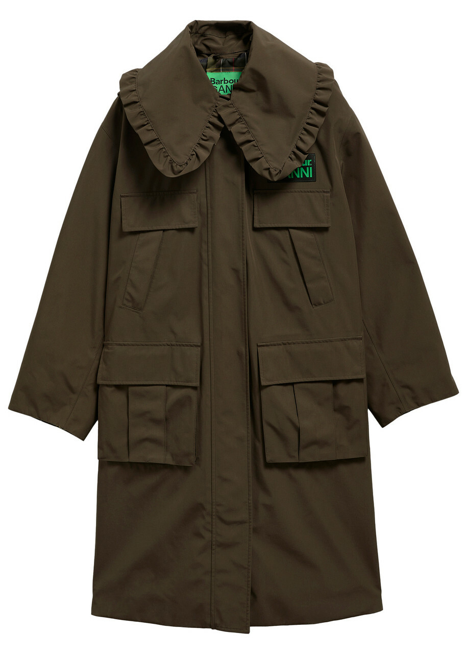 Fumito Ganryu White Kimono Zip-Up Parka Hoodie Fumito Ganryu
