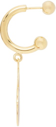 Safsafu SSENSE Exclusive Gold Bunny Single Earring