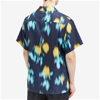 Lanvin Men's Short Sleeve Blur Vacation Shirt in Thunder
