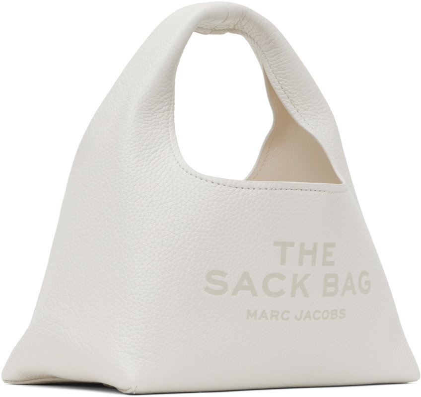 トートバッグ MARC JACOBS White Leather Mini The Sack Bag Handbag Marc Jacobs The Mini Sack Bag | Neiman Marcus