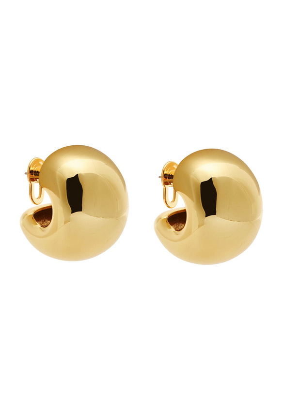 Photo: Jenny Bird Gemma 14kt Gold-plated Hoop Earrings - One Size