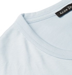 Acne Studios - Nash Logo-Appliquéd Cotton-Jersey T-Shirt - Sky blue
