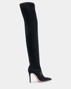 Steve Madden Pegasus Boots in Black Satin