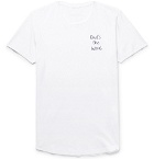 Orlebar Brown - Dad's the Word Printed Cotton-Jersey T-Shirt - Men - White