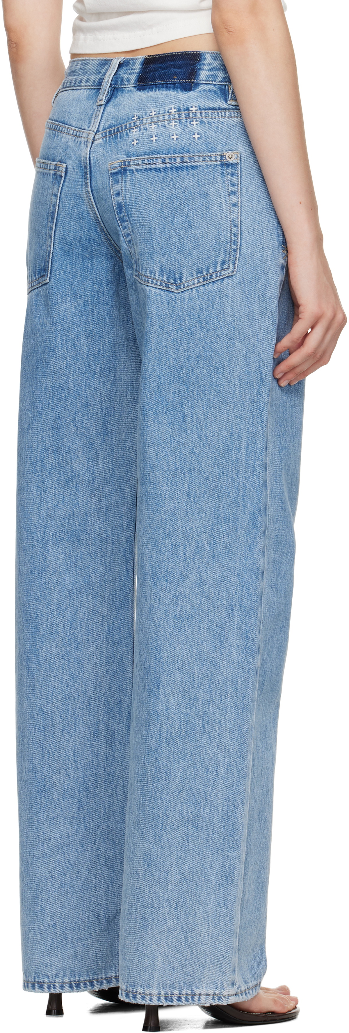 Ksubi Blue Low Rider Jeans