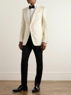 TOM FORD - Slim-Fit Grain de Poudre Silk Tuxedo Jacket - White