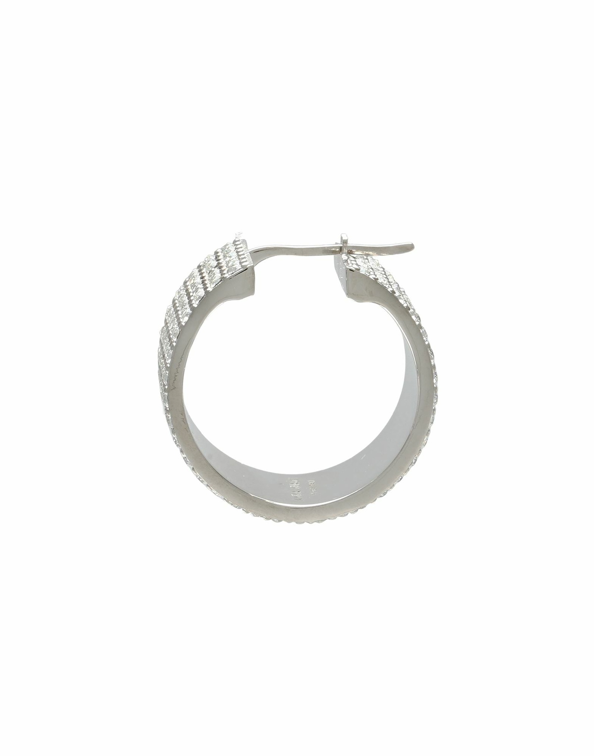 Amina Muaddi Womens Earrings in Silver