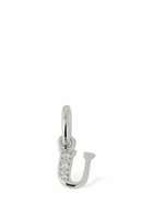 DODO - 18kt White Gold U Charm W/ Diamonds