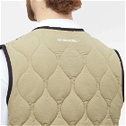 MKI Men's Quilted Liner Vest in Khaki