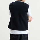 Universal Works Men's Alvar Fleece Lancaster Gilet in Navy