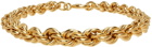 Ernest W. Baker Gold Rope Chain Bracelet