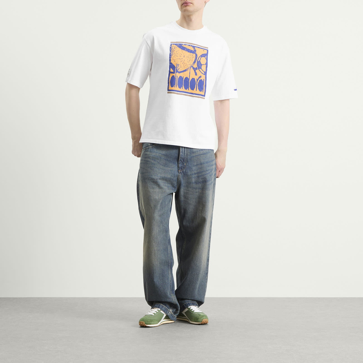 Diadora Men's Legacy T-Shirt in Optical White