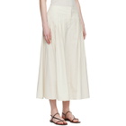 Studio Nicholson Off-White Agat Maxi Skirt