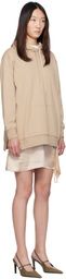 3.1 Phillip Lim Beige Combo Hoodie & Minidress Set