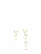 OFF-WHITE - Asymmetric Logo Earrings