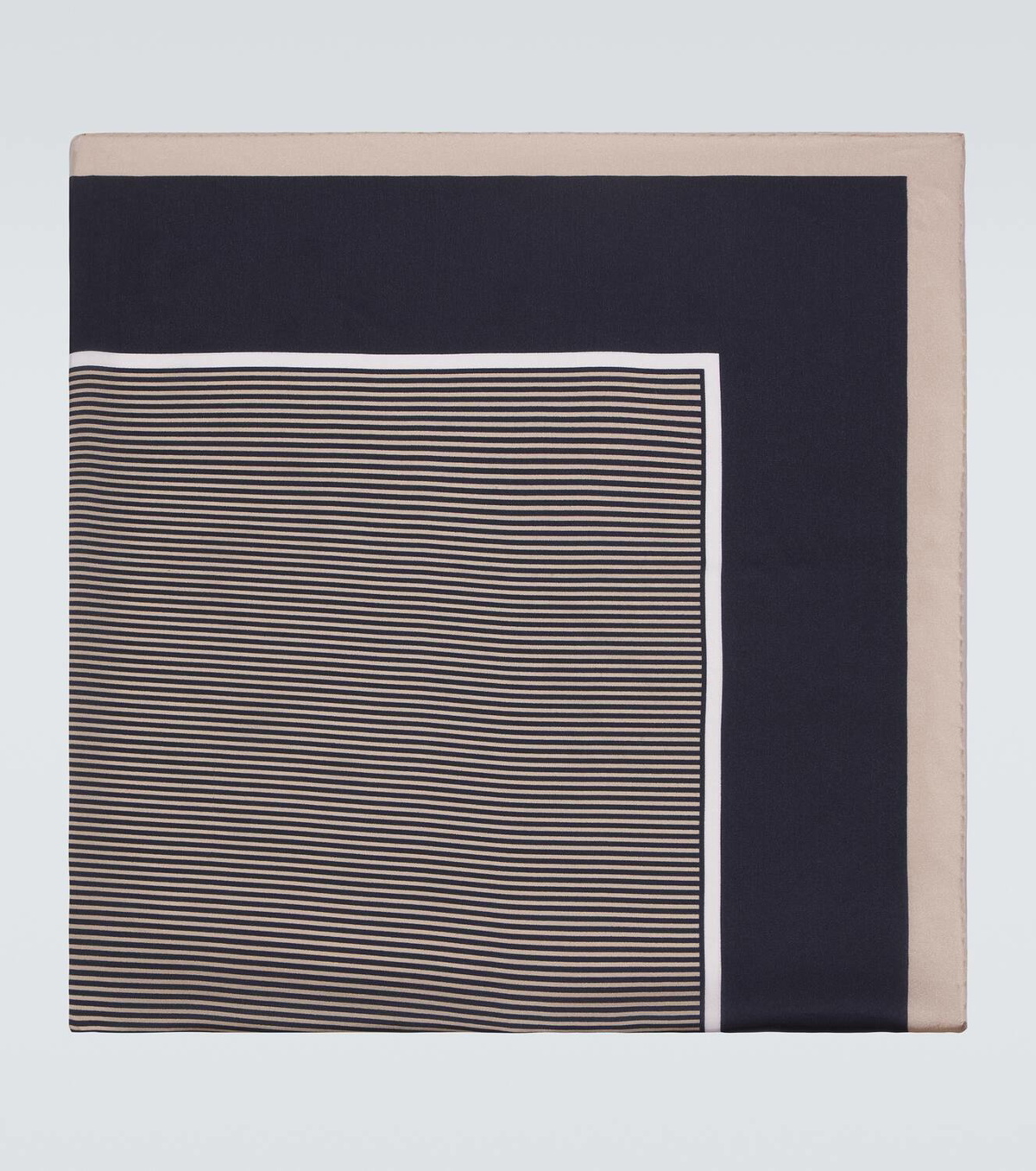Saint Laurent Cassandre silk charmeuse stole