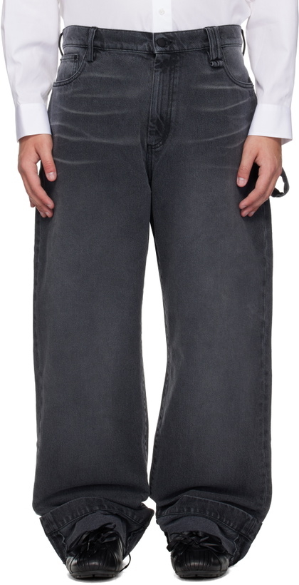 Photo: Simone Rocha Black Straight Leg Jeans