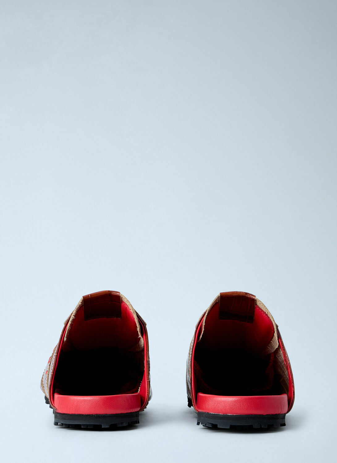 Marni Laced Leather Mules