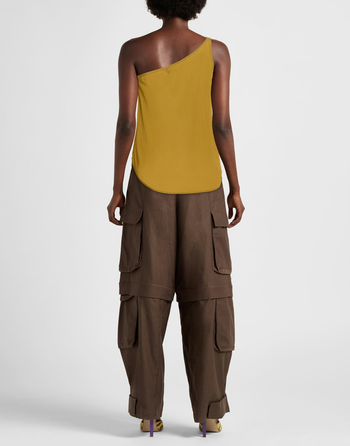 Manila Grace Womens Top Khaki