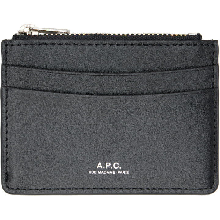 Photo: A.P.C. Black Paris Card Holder