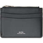 A.P.C. Black Paris Card Holder