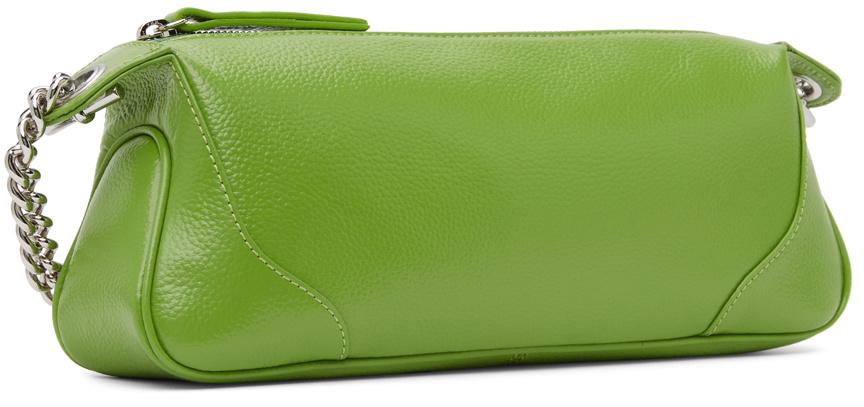 BY FAR Green Grained Samira Shoulder Bag By Far