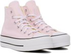 Converse Pink Chuck Taylor All Star Lift Platform Sneakers