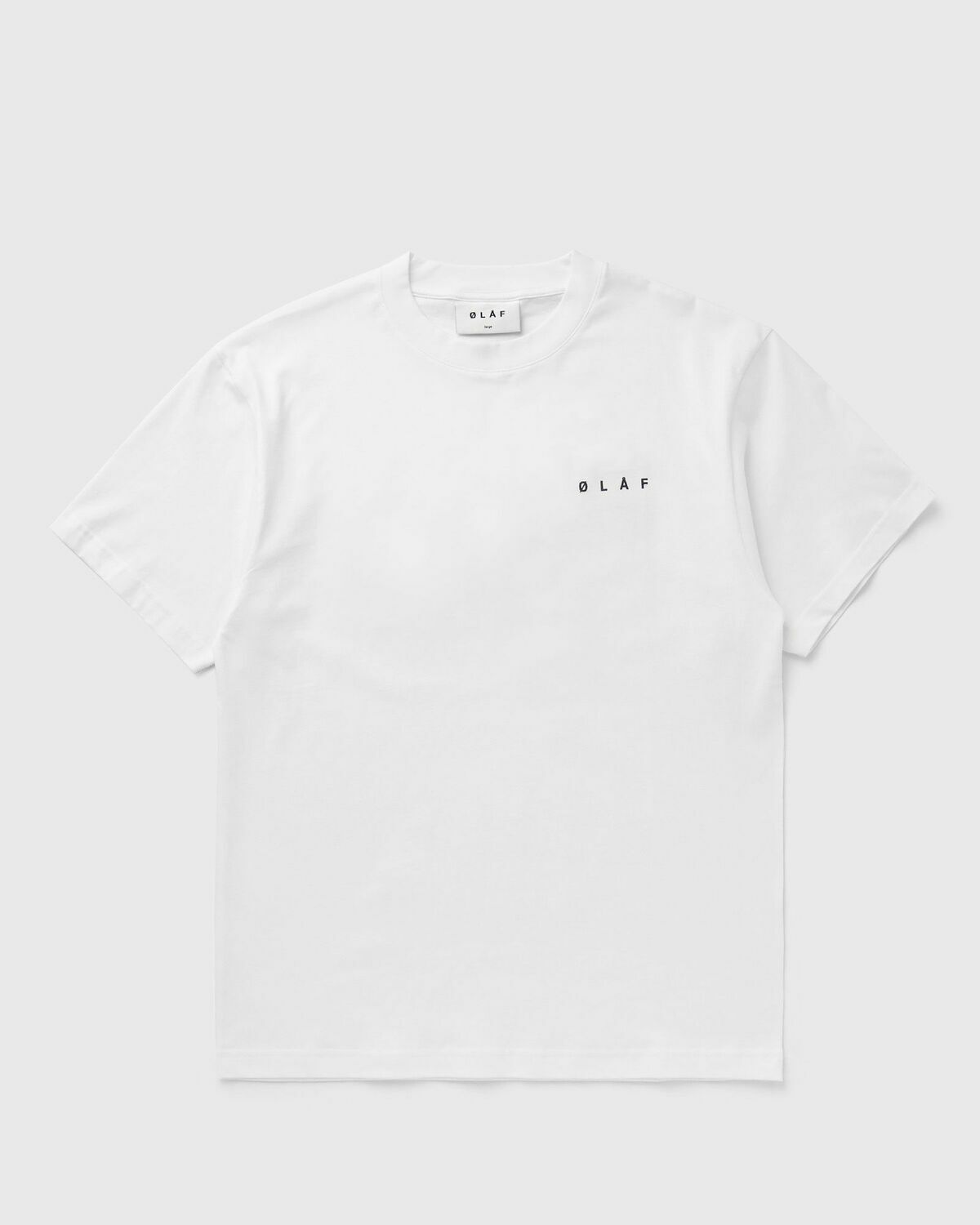 ØLÅF MARBLES TEE White Mens Shortsleefe