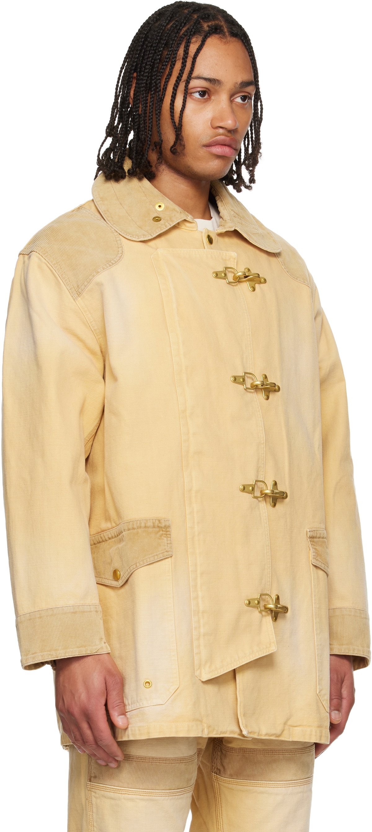 Wales Bonner Beige 'The Sierra' Coat