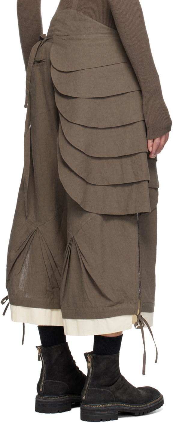 aenrmous AENRMOUS ブラック Benedetta ショートパンツ ænrmòus Brown Benedetta Shorts ænrmòus