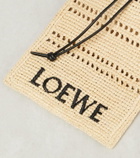 Loewe Paula's Ibiza raffia pouch with strap