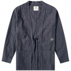 Snow Peak Men's OG Canvas Noragi Jacket in Indigo