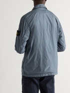 Stone Island - Logo-Appliquéd Coated-Shell Blouson Jacket - Blue