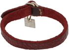 Guidi Red Belt Bracelet