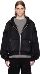 KUSIKOHC Black Distressed Hoodie