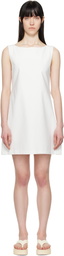 AMOMENTO White Hourglass Minidress