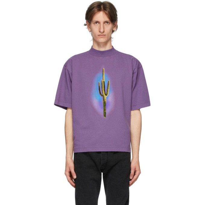 Photo: Palm Angels Purple Cactus T-Shirt