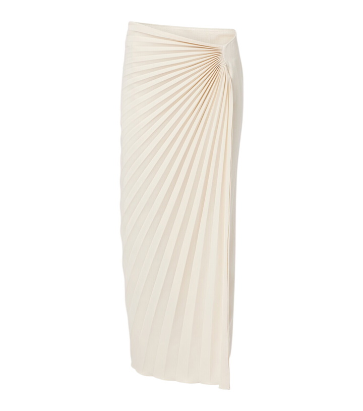 Photo: Roberto Cavalli Pleated midi skirt
