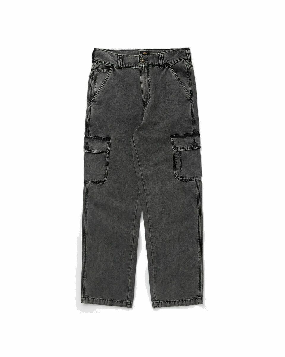 Photo: Dickies Newington Pant  Dble Dye/Acid Wash Black Black - Mens - Cargo Pants