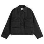 MKI Men's Silky Nylon Pilot Jacket in Black